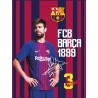 Zeszyt A5 32 kartkowy w kratkę FC Barcelona piłkarze MIX WZORÓW