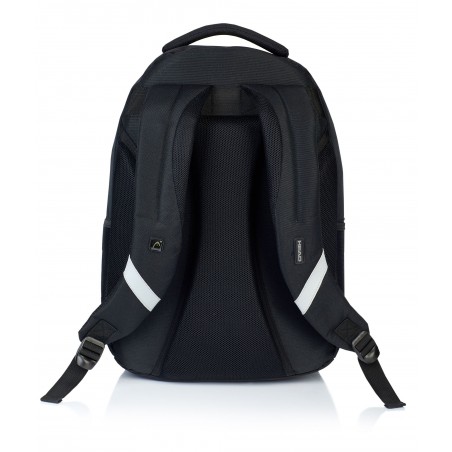 Plecak szkolny HEAD klasyczna czerń odblaski - HD-68 B