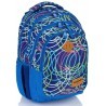 Plecak HEAD szkolny niebieski neonowy wzór HD-103 C