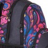 Plecak młodzieżowy Topgal hippie kolorowe kwiaty kieszeń na laptop SIAN 18031 G