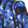 Plecak młodzieżowy Topgal niebieski w kratkę kieszeń na laptop YUMI18036B