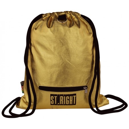 Worek / plecak na sznurkach ST.RIGHT GOLD złoty dla dziewczyny