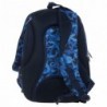 Plecak szkolny chłopięcy niebieski w kółka BackUP D 8 + GRATIS słuchawki