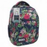 Plecak szkolny kwiaty hibiskusy BackUP D 12 + GRATIS słuchawki