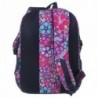 Plecak szkolny w różowe i niebieskie kwiaty BackUP G 43