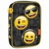 Piórnik Emoji z wyposażeniem wielofunkcyjny w emotki