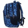 Plecak szkolny chłopięcy niebieski w kółka BackUP D 8 + GRATIS słuchawki
