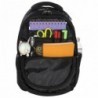 Plecak szkolny czarny w GRECKIE WZORY + GRATIS słuchawki BackUP D 20