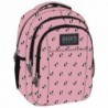 Plecak dla dziewczyny BackUP H 17 do szkoły różowy w pieski