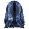 Niebieski plecak dla dziewczyn w kwiaty BackUP A 14 + SŁUCHAWKI