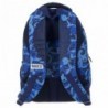 Niebieski plecak kółka + słuchawki BackUP A 8 do szkoły