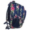 Plecak w kwiaty dla dziewczyny + słuchawki BackUP A 12 do szkoły