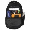 Czarny plecak z wzorem dla chłopaka + słuchawki BackUP C 5 do szkoły