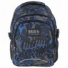 Czarno-niebieski plecak dla chłopaka BackUP F 46 do szkoły