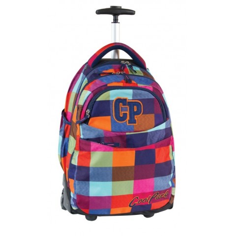 Plecak CoolPack na kółkach młodzieżowy w kratkę - CP 003