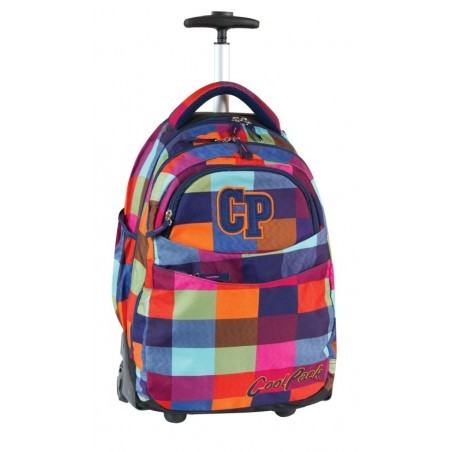 Plecak CoolPack na kółkach młodzieżowy w kratkę - CP 003