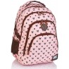 Plecak szkolny HEAD różowy z buldogami HD-245 A