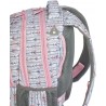 Plecak szkolny HEAD szaro-różowy w strzałki HD-286 C