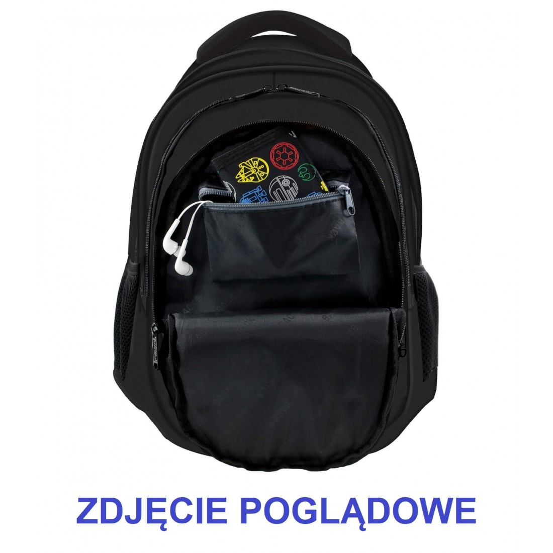 Plecak szkolny dla dziewczynki BackUP Tuttu Frutti w ananasy owoce - plecak-tornister.pl
