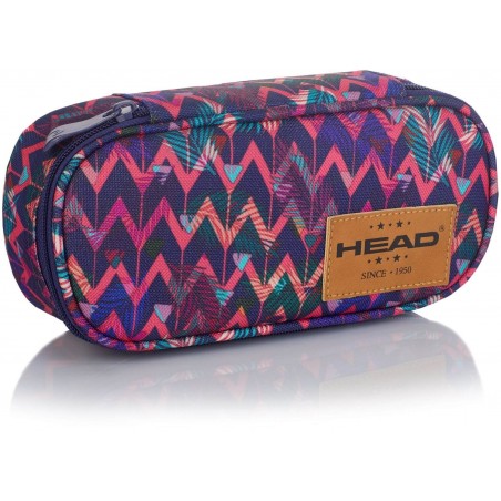 Piórnik szkolny / saszetka sztywna HEAD aztecki wzór kolorowy boho HD-265