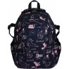 Piękny wzór plecaka dla nastolatek CATS BP01 w różowe kotki