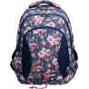 Plecak szkolny dla dziewczynek ST.RIGHT ROSES BP32 w róże na jeansowym tle