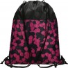 Modny i dziewczęcy worek, plecak na sznurkach Berries SO01 na WF od ST.Right w różowo-czarne malinki