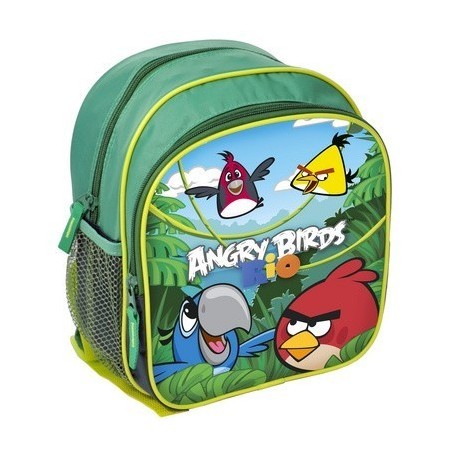 Plecaczek Angry Birds Rio zielony