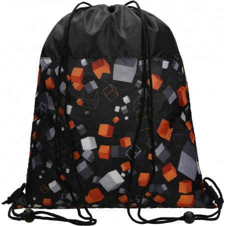 Plecak na sznurkach worek do szkoły na WF ST.RIGHT SO01 CUBES w kwadraty 3D