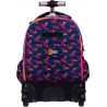 Wysokiej jakości kółka i wygodny uchwyt to główne cechy młodzieżowego plecaka na kółkach z serii Rainbow Birds