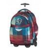 Plecak na kółkach CoolPack CP bordowy i niebieski dla chłopca lub dziewczynki RAPID MAROON 462