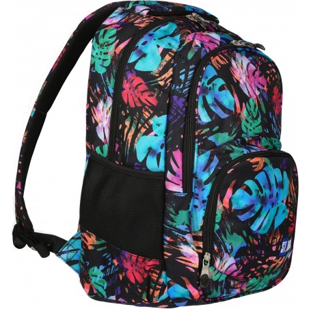 Plecak dla młodzieży ST.RIGHT EXOTIC GARDEN dla nastolatek tropikalne liście BP23