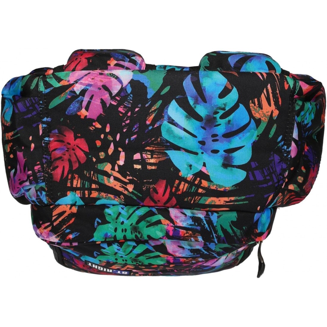 Plecak szkolny dla dziewczyn tropical ST.RIGHT Exotic Garden BP23 liście kolorowe - plecak-tornister.pl