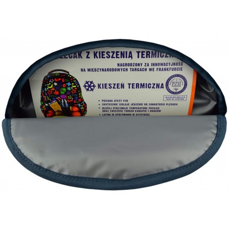 Plecak ST.RIGHT BP07 posiada wielofunkcyjną kieszeń termiczną, w której bezpiecznie przechowasz żywność