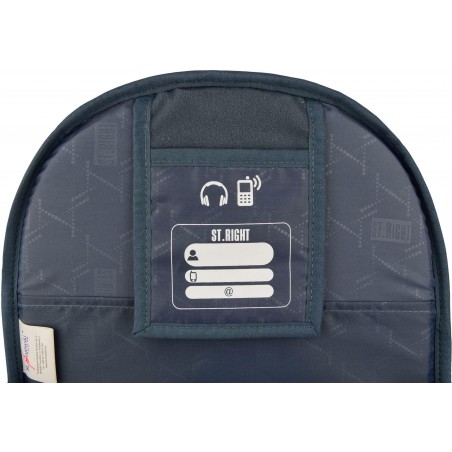 Plecak BOHO BP47 posiada wewnętrzny organizer, kieszeń na komórkę i przegrodę na laptopa