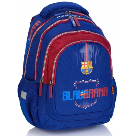 Plecak szkolny dla pierwszoklasisty FC Barcelona FC-221 niebiesko-czerwony Blaugrana