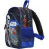 Plecak dla dziecka do przedszkola STAR WARS czarno - niebieski DARK SIDE z bocznymi kieszonkami z siatki
