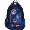 Plecak szkolny do 1 klasy niebieski ST.RIGHT COSMIC MISSION kosmos z naszywkami BP26