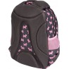 Plecak dla dziewczynki szary ST.RIGHT DOGGIES różowe pieski york BP58