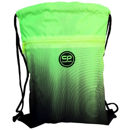 Worek młodzieżowy OMBRE GRADIENT LEMON CoolPack na buty CP żółto-czarny VERT