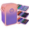 Piórnik trzykomorowy OMBRE GRADIENT BERRY CoolPack CP fioletowy JUMPER 3 46el.