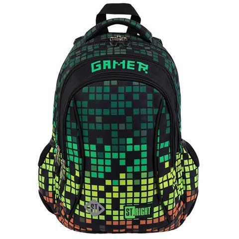 Plecak dla chłopca PIXEL GAMER do 1-3 klasy ST.RIGHT pixele BP26