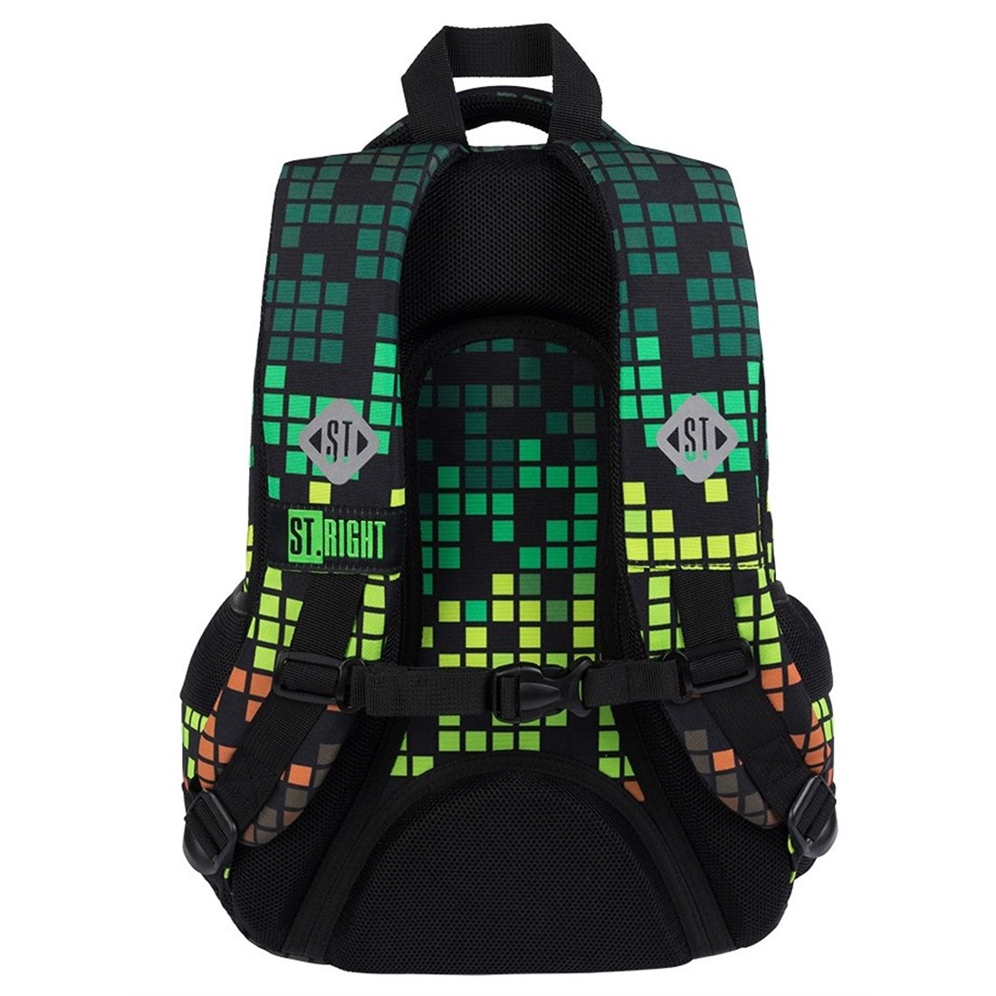 Plecak dla chłopca PIXEL GAMER do 1-3 klasy ST.RIGHT pixele BP26 - plecak-tornister.pl
