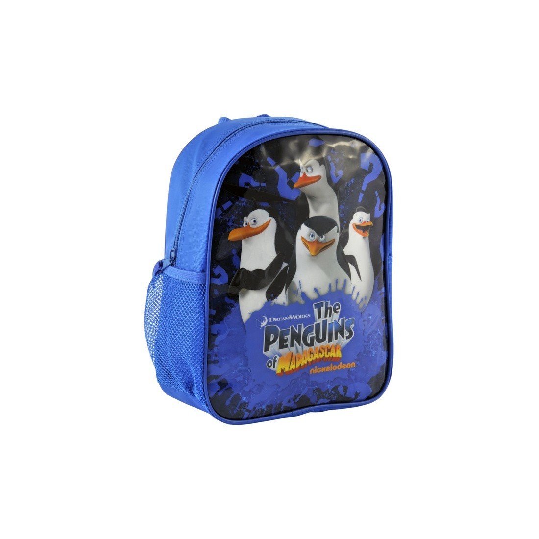 Plecaczek Pingwiny z Madagaskaru niebieski - plecak-tornister.pl