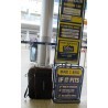 Torba - bagaż podręczny Ryanair 55x40x20cm + kieszeń na leptop - niebieska lamówka