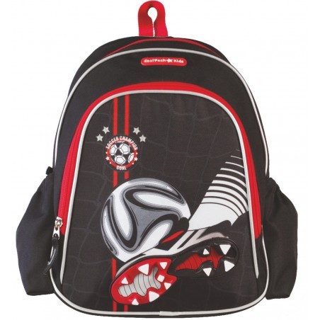 PLECACZEK SZKOLNO-WYCIECZKOWY COOLPACK CP FOOTBALL - CZARNY Z PIŁKĄ