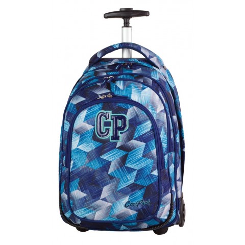 Plecak na kółkach CoolPack CP TARGET FROZEN BLUE niebieskie kryształy dla chłopca