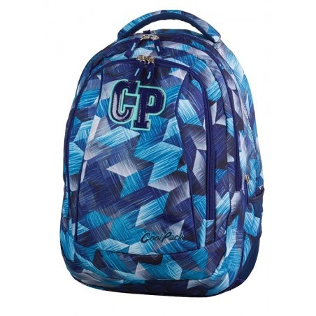 Plecak młodzieżowy CoolPack CP COMBO FROZEN BLUE 639 niebieskie kryształy - 2w1