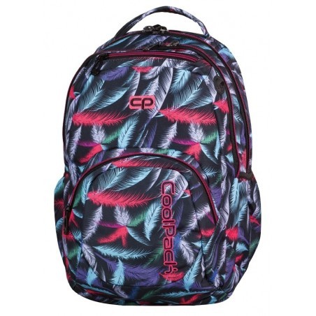 Plecak młodzieżowy CoolPack CP SMASH PLUMES 962 w kolorowe piórka 