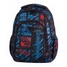 Plecak młodzieżowy CoolPack CP STRIKE UNDERGROUND 832 niebiesko-czerwone znaki